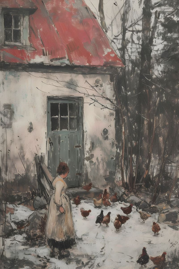 Hen Morning