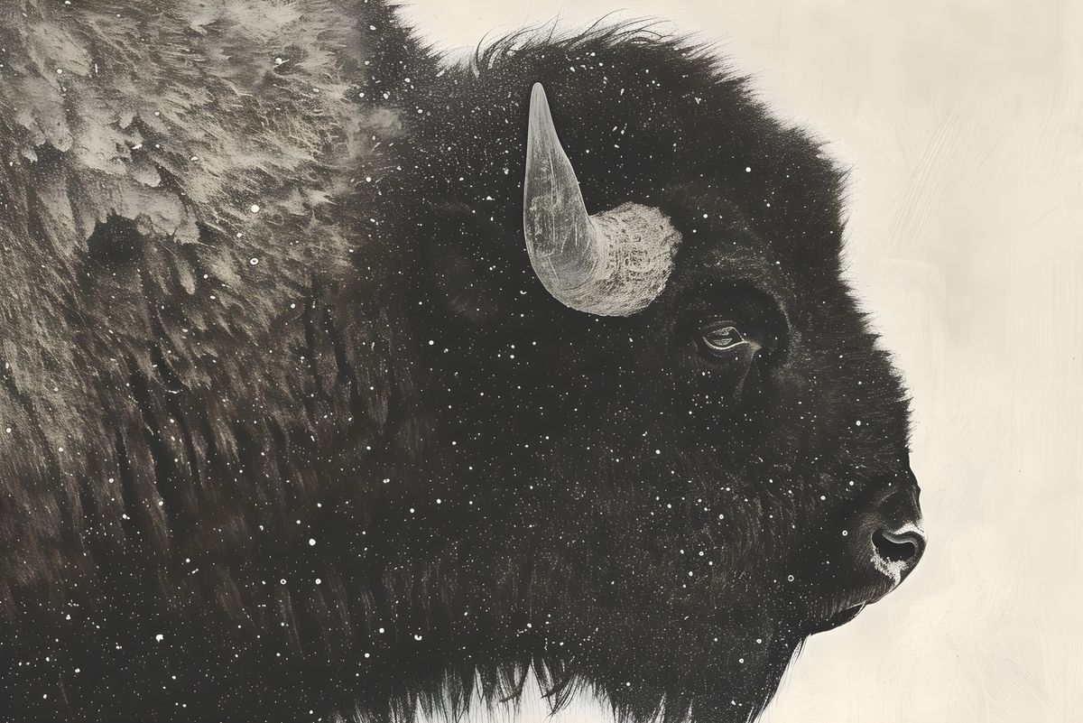 Winter Bison