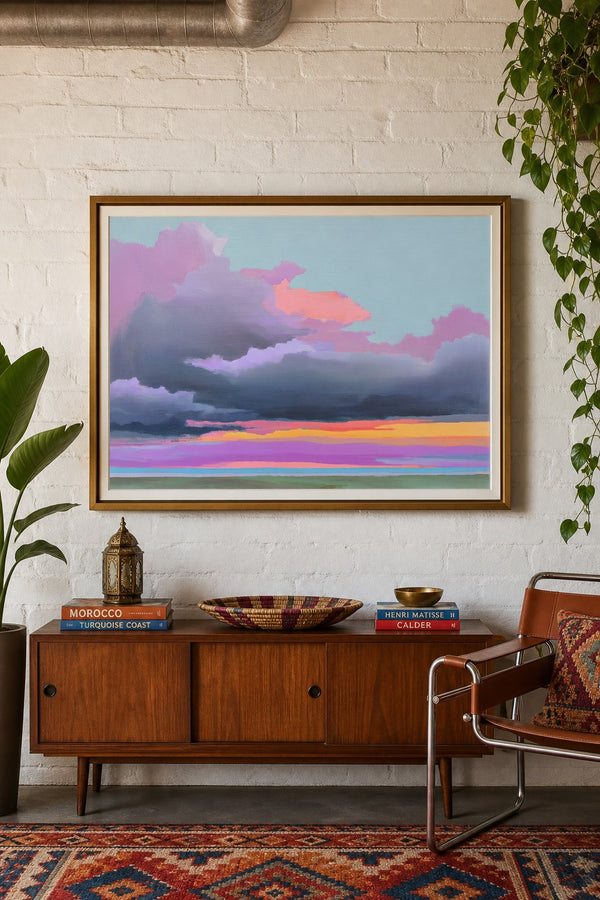 Before the Break art print on white background