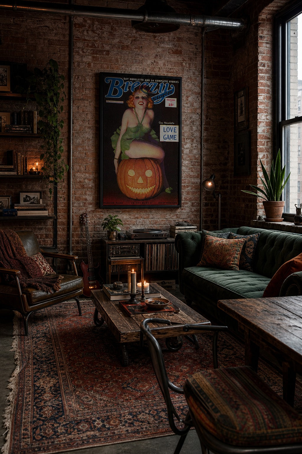 Breezy art print displayed in a modern interior