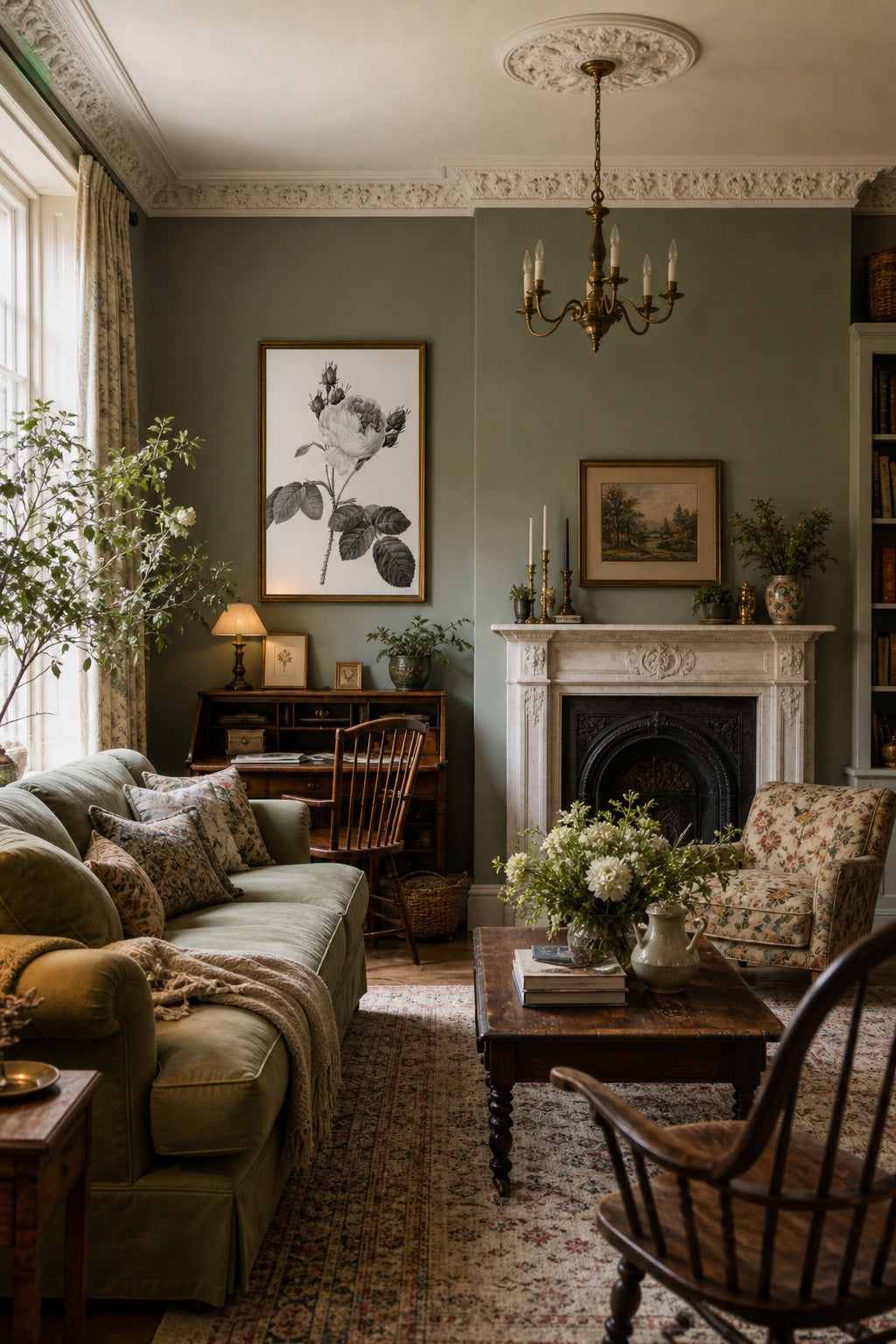 Briar art print displayed in a modern interior