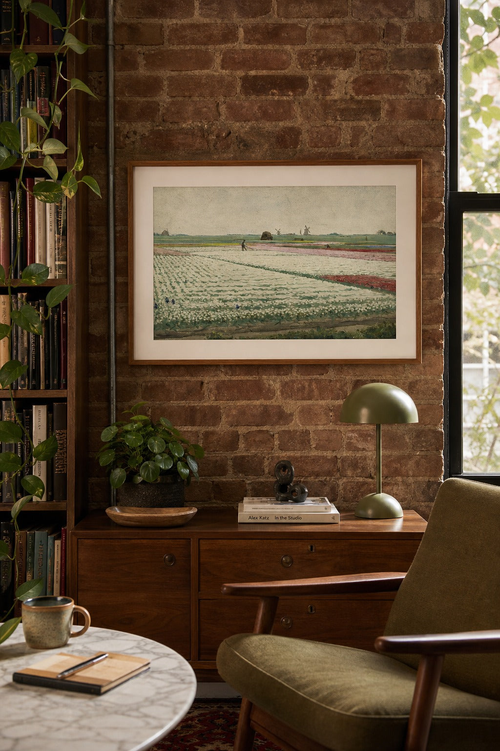 Bulb Season art print, close-up detail view