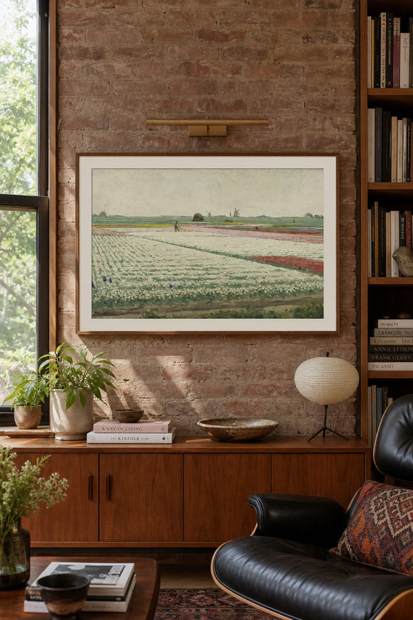 Bulb Season art print on white background