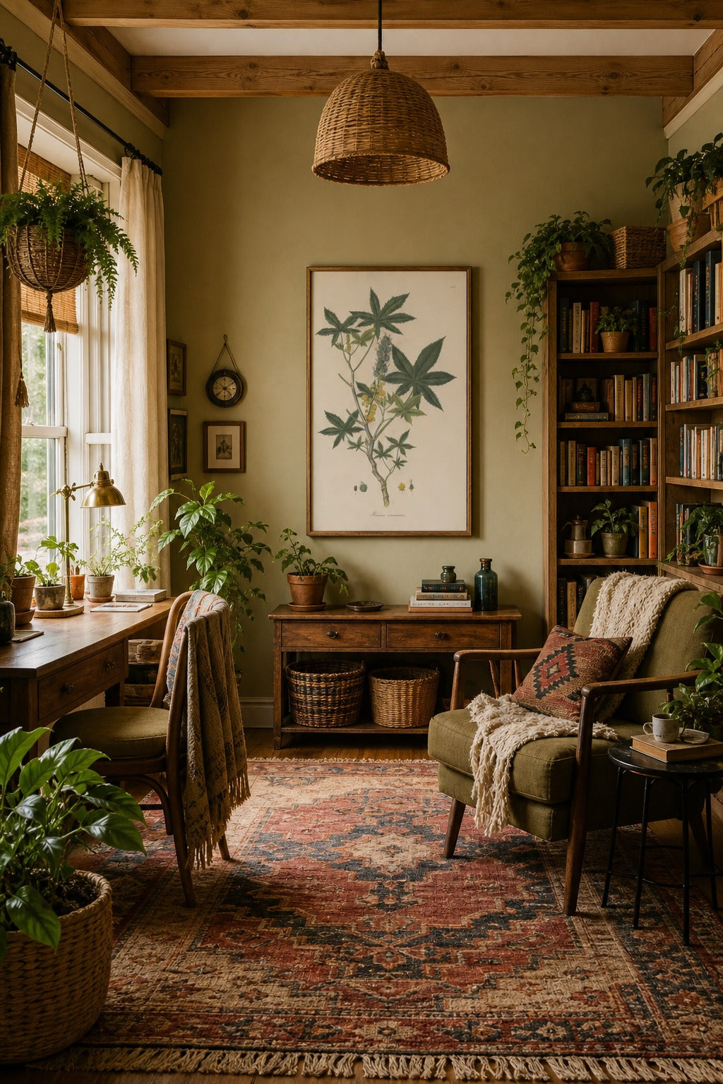 Castor Study art print displayed in a modern interior