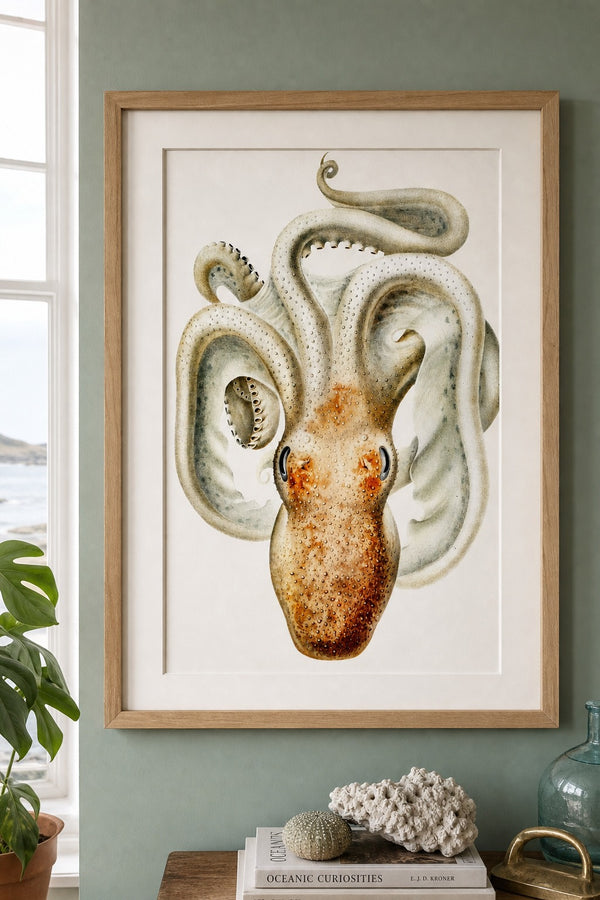 Deep Eight art print on white background