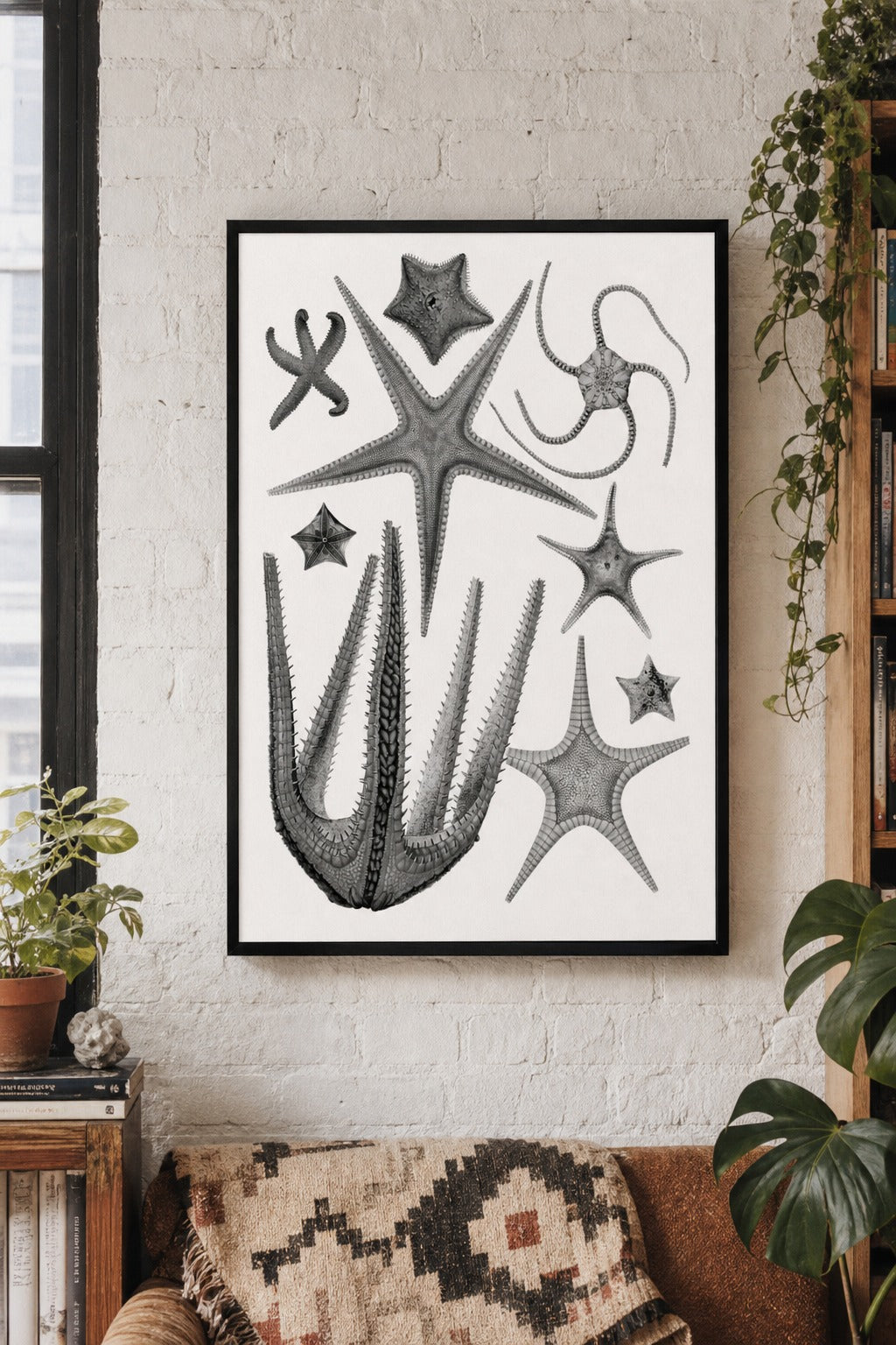 Deep Tide art print on white background