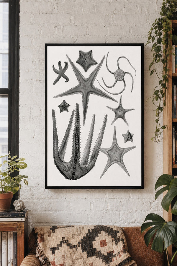 Deep Tide art print on white background