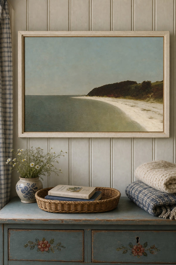 Eaton's Neck art print on white background