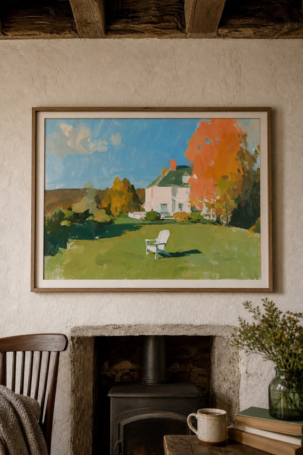 Empty Season art print on white background
