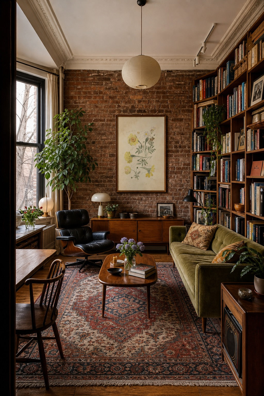 Field Notes art print displayed in a modern interior