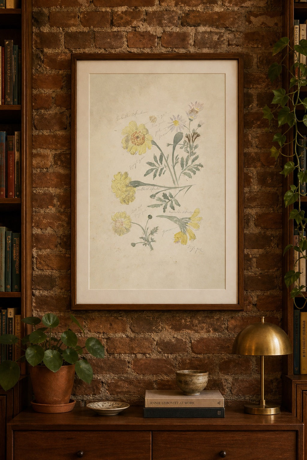 Field Notes art print on white background