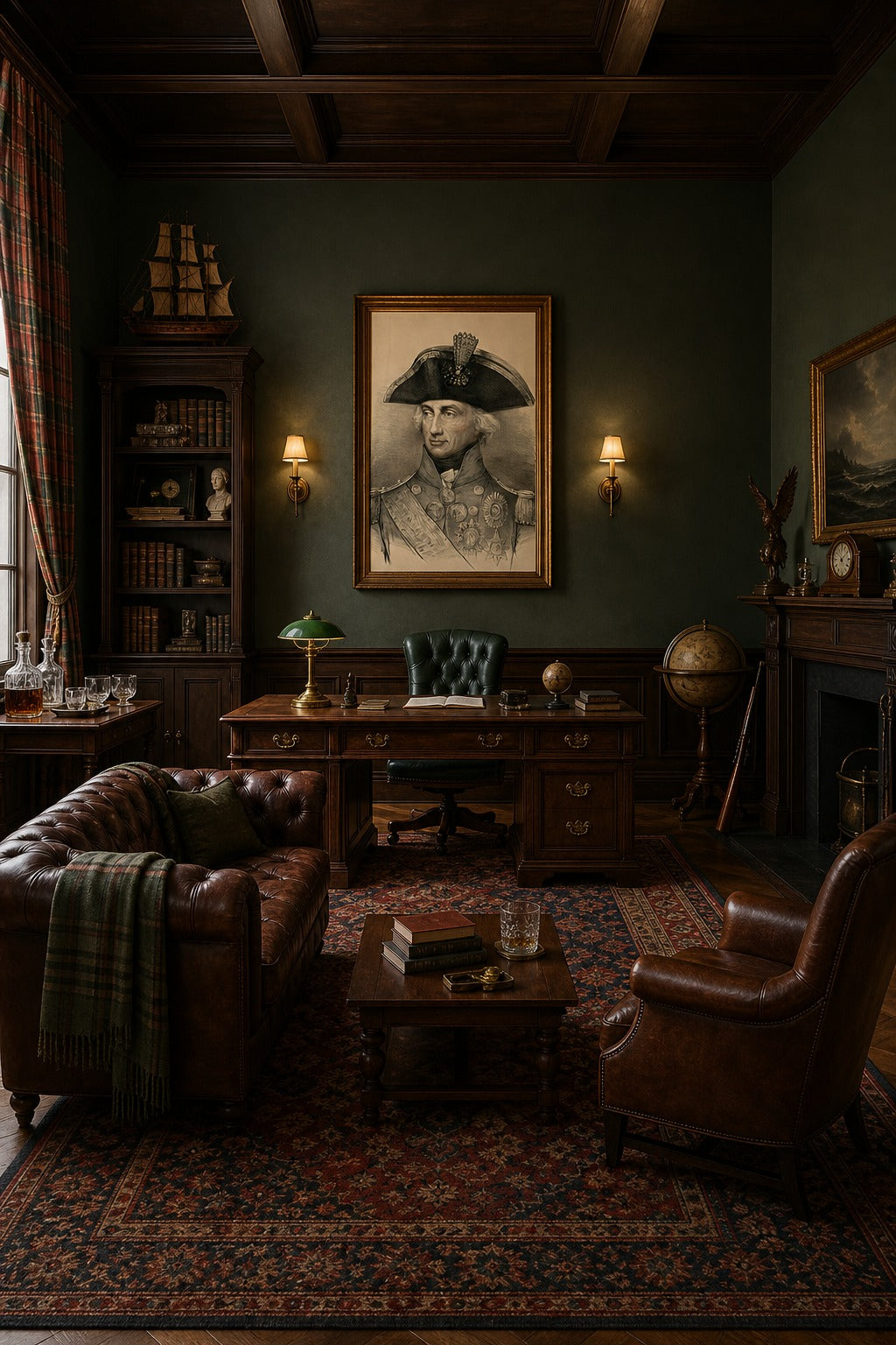 Full Honours art print displayed in a modern interior