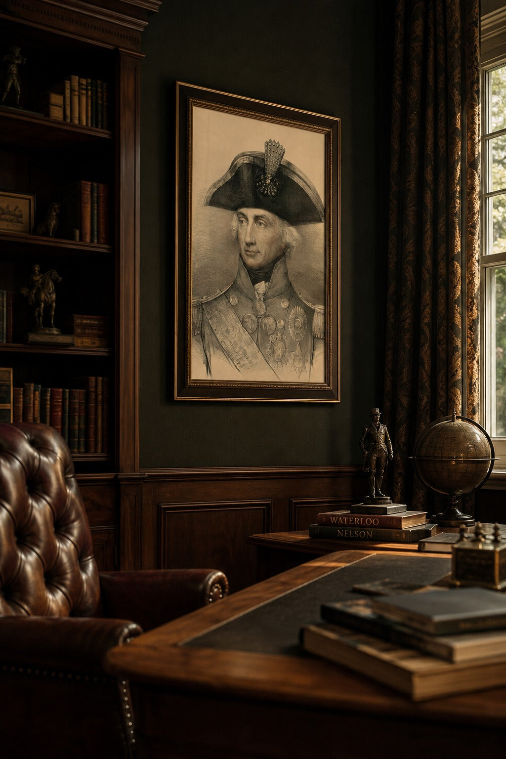 Full Honours art print, angled perspective view