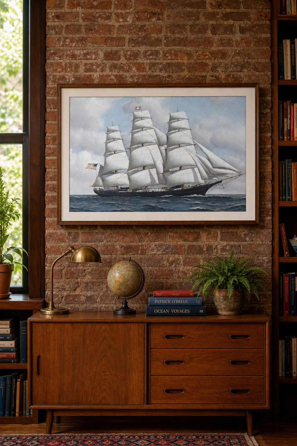 Full Sail art print on white background