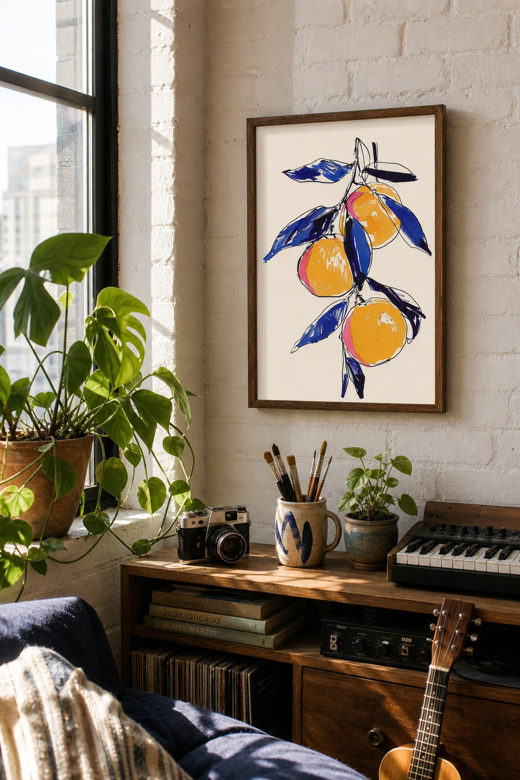 Grove & Pith art print, close-up detail view