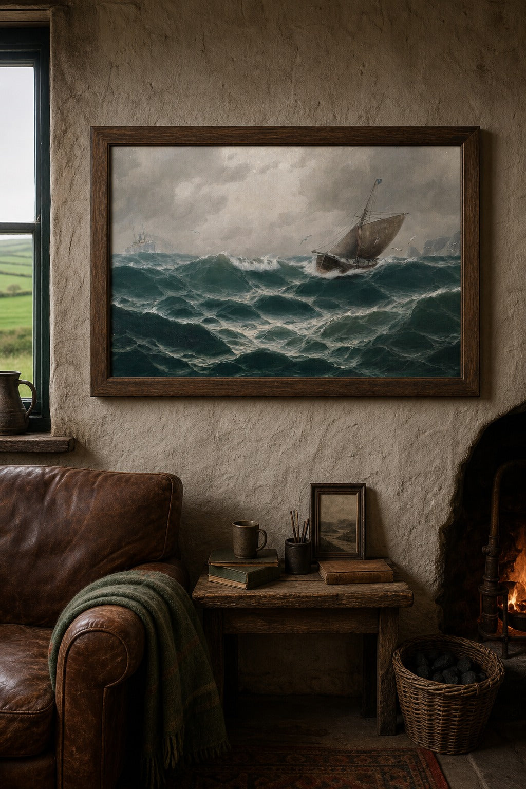 Heavy Weather art print on white background