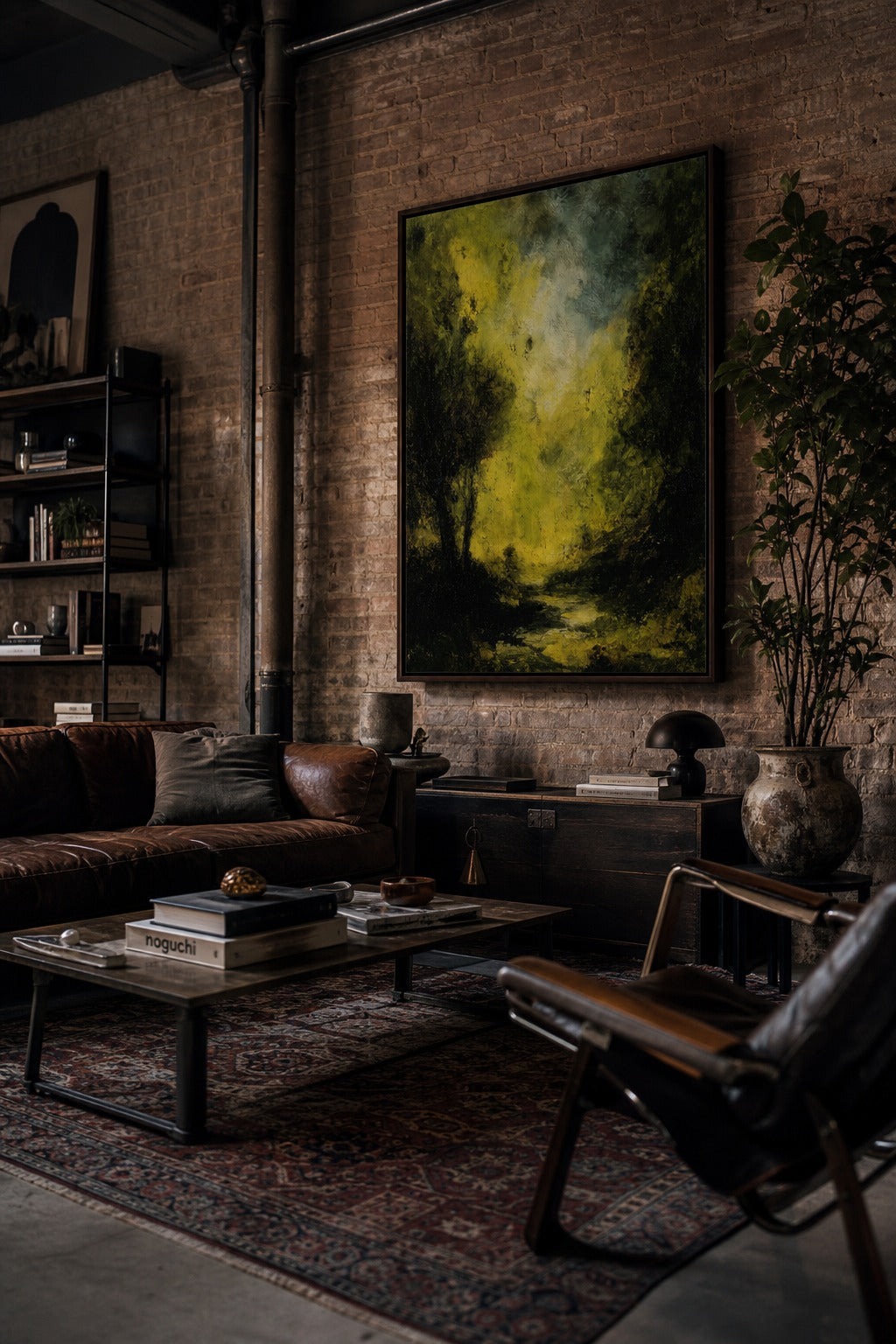 Hollow Light art print, angled perspective view