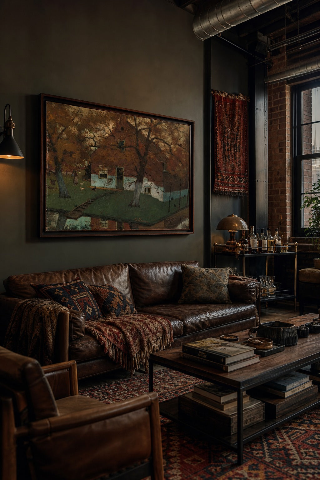 Homestead art print, angled perspective view