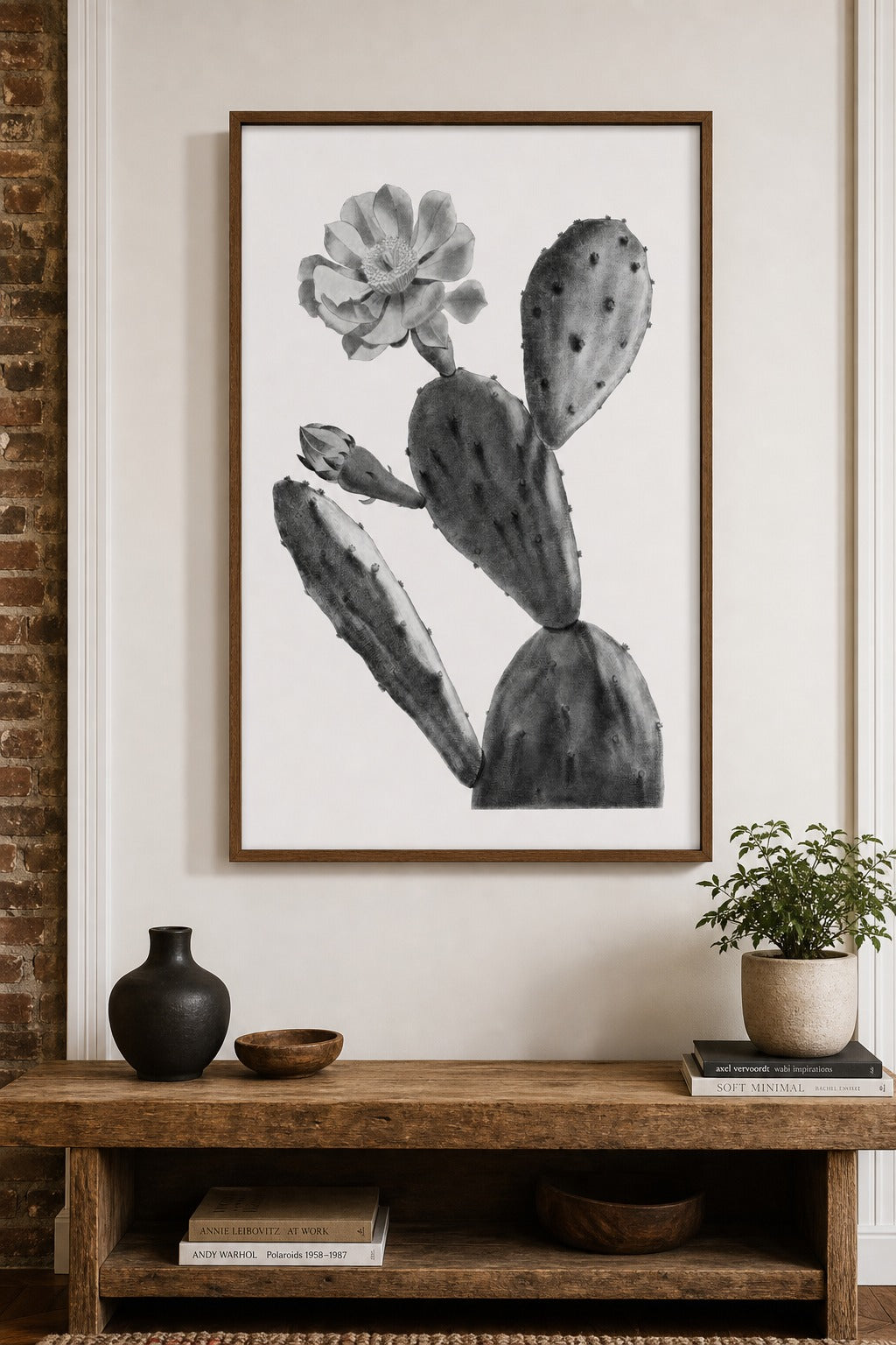 In Bloom art print on white background