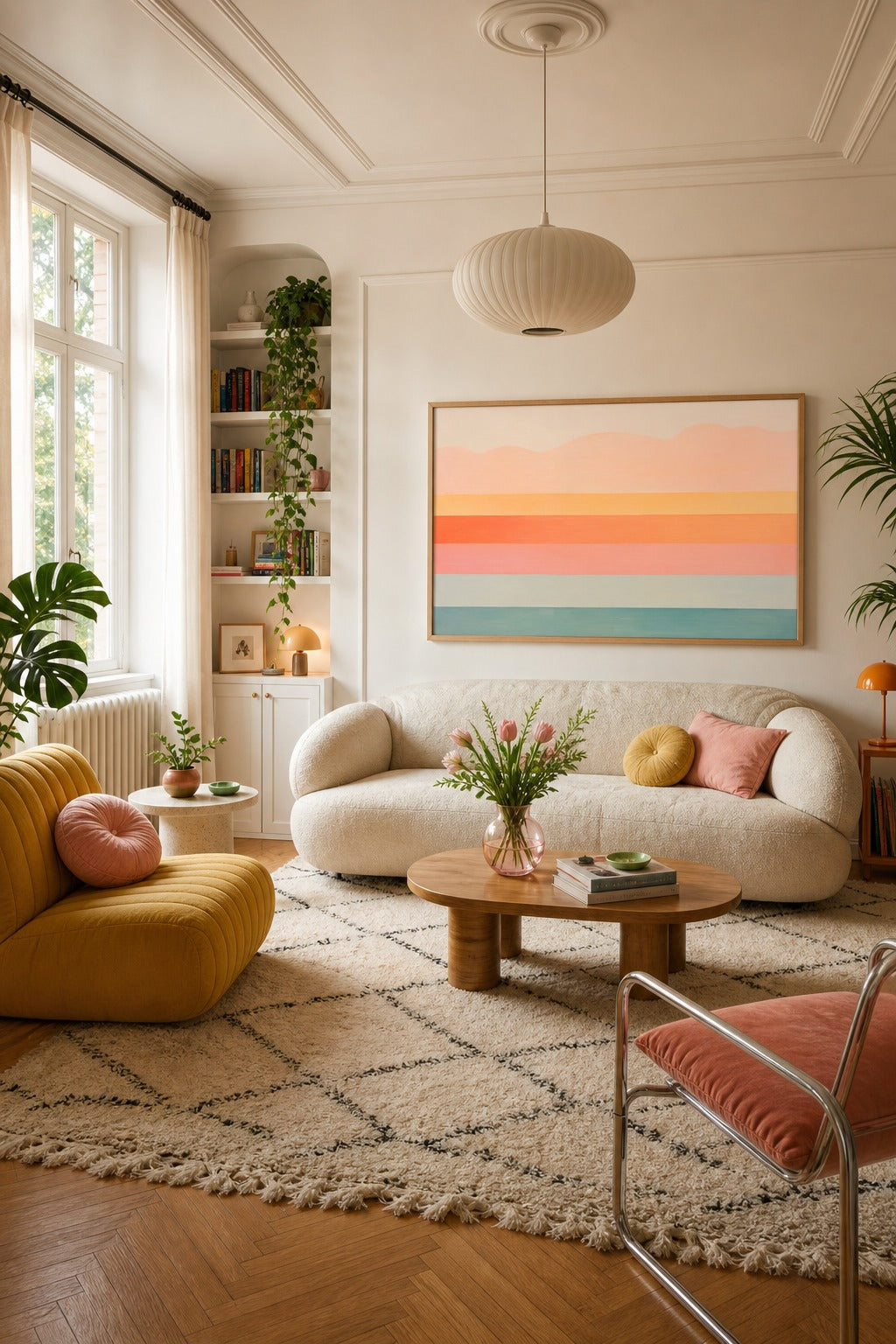 Last Light art print displayed in a modern interior