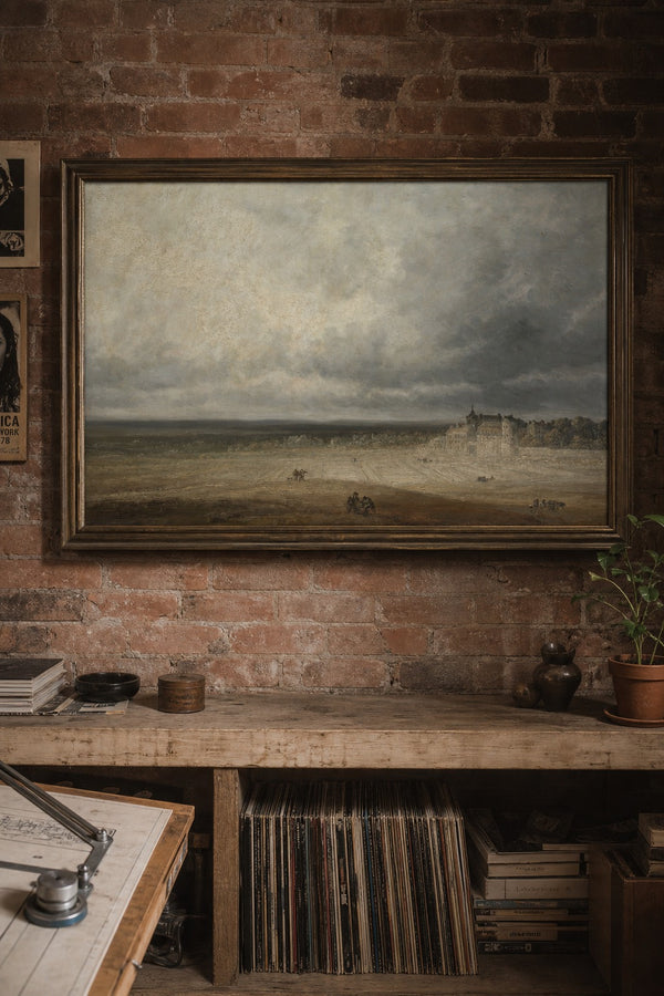 Lowland Storm art print on white background