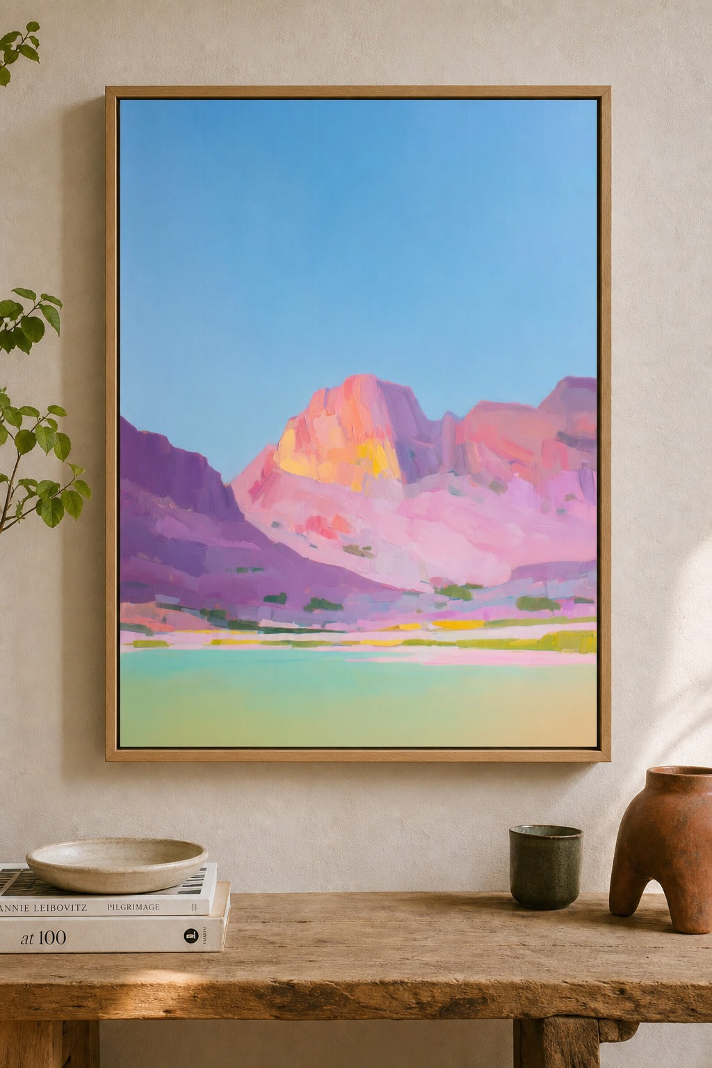 Mesa Light art print on white background
