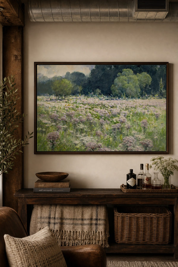 Midsummer Field art print on white background