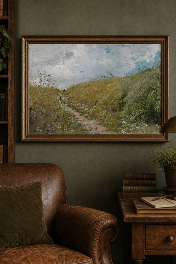 Midsummer Path art print on white background