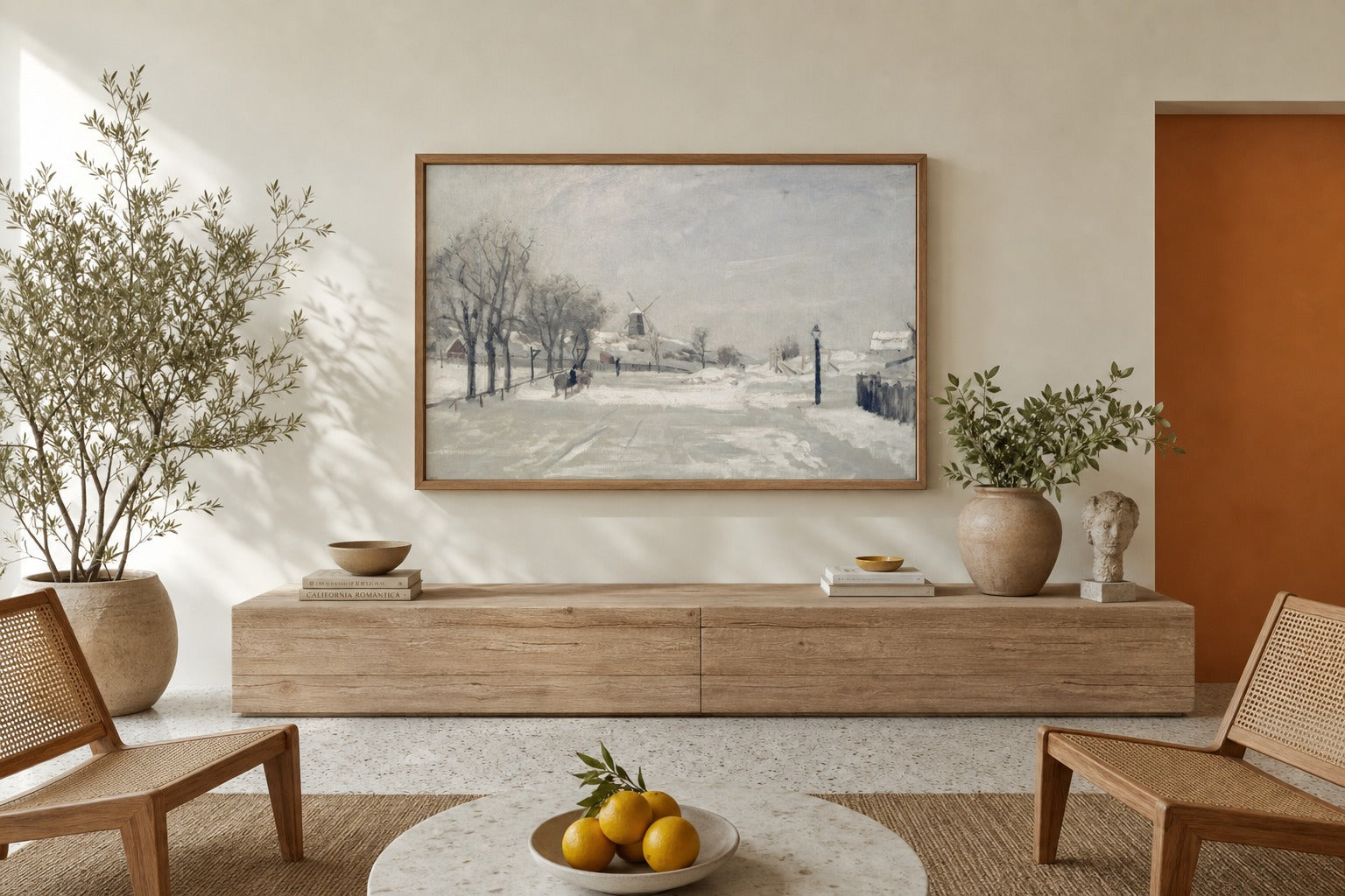 Mill in Snow
