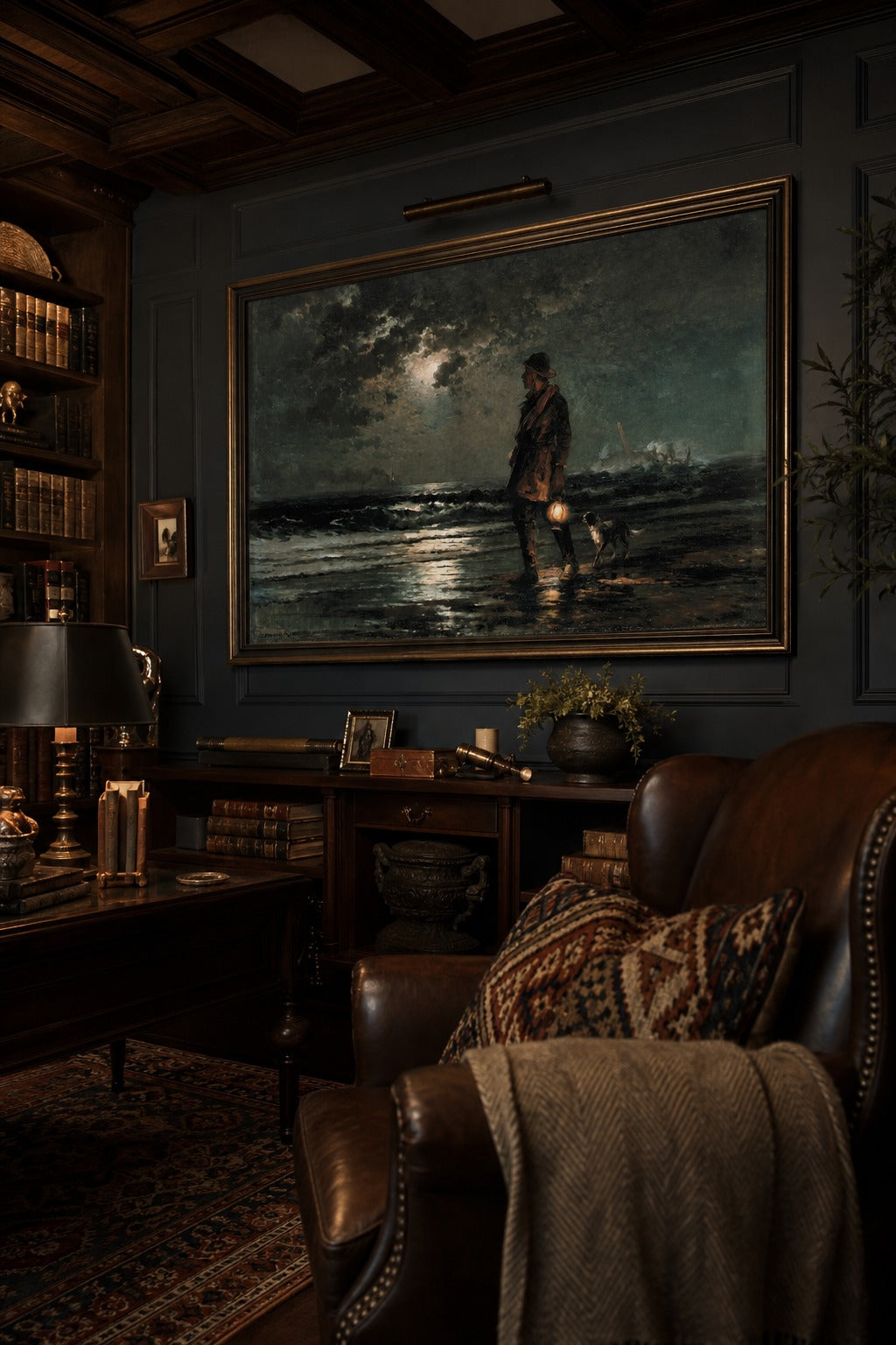 Night Watch art print, angled perspective view