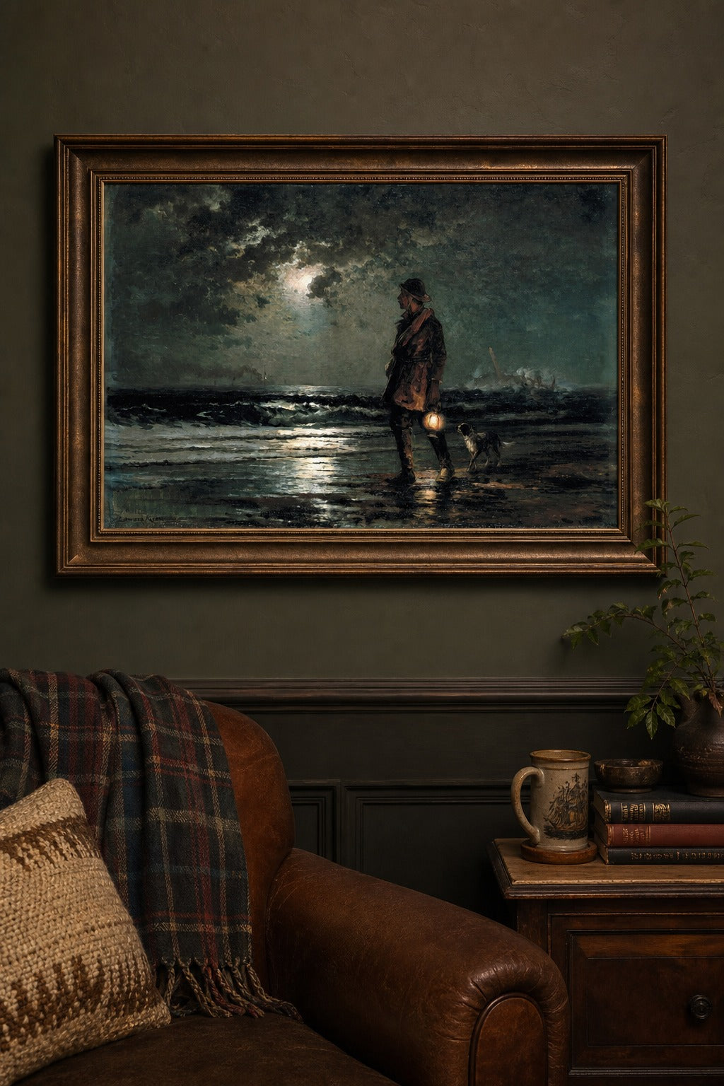Night Watch art print on white background
