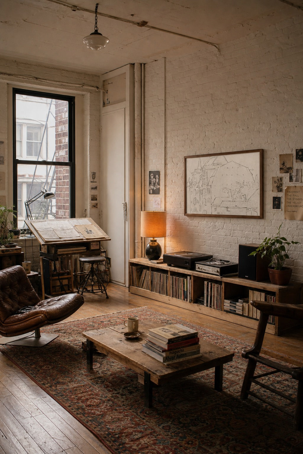 Old Quarter art print displayed in a modern interior