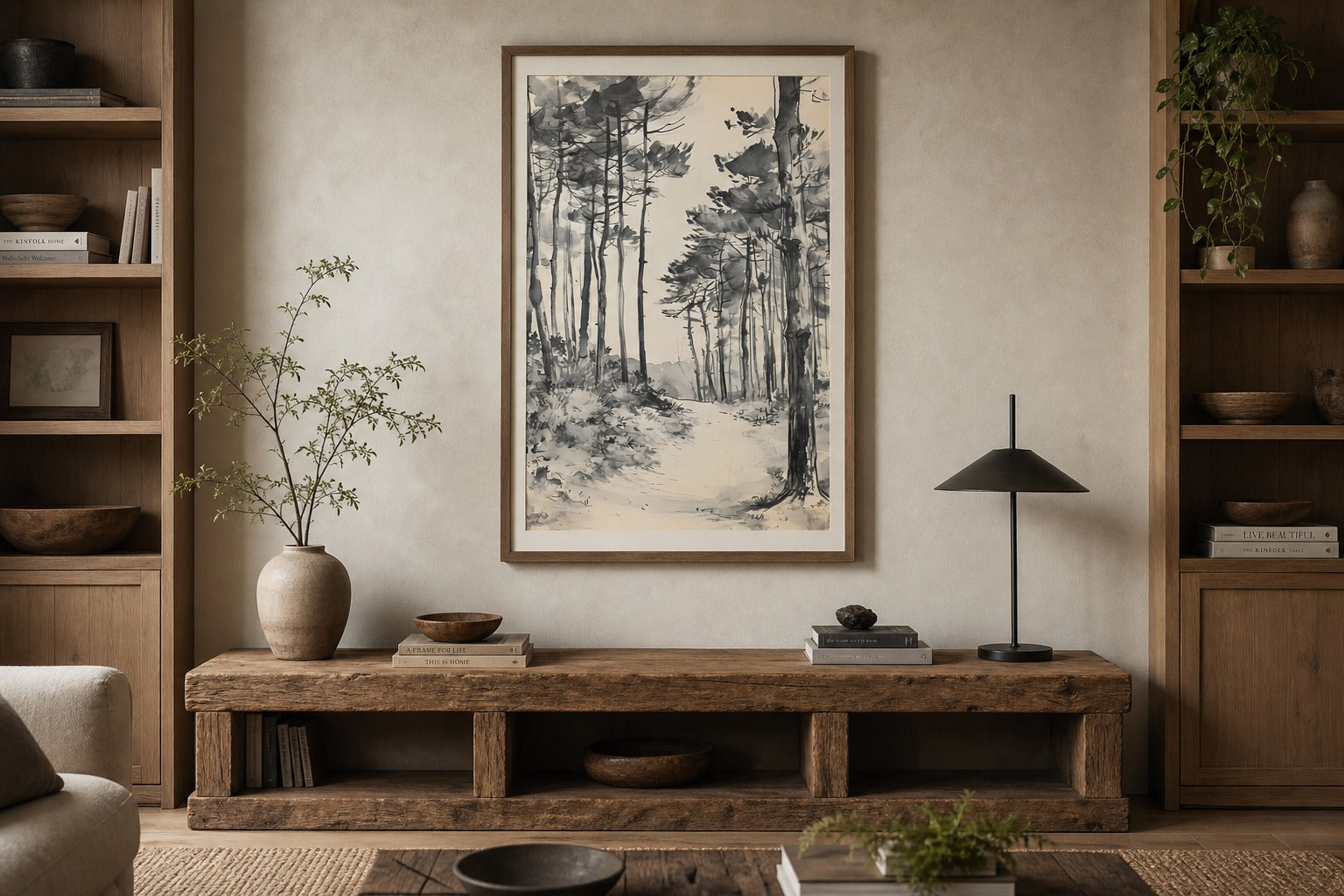 Wind Through Pines
