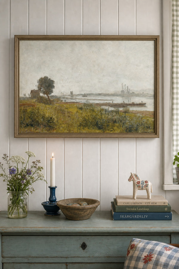 River Mist art print on white background