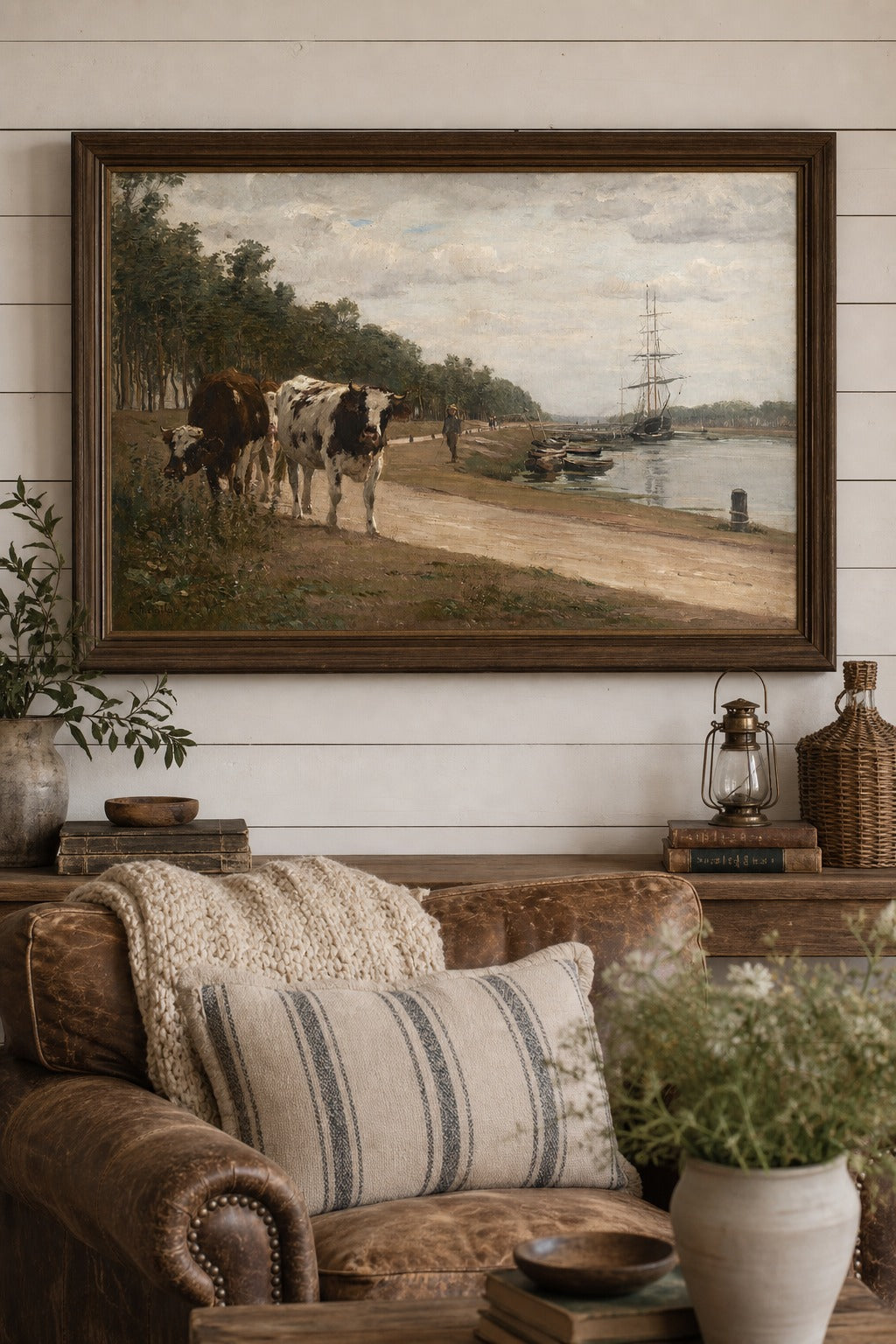 River Road art print on white background