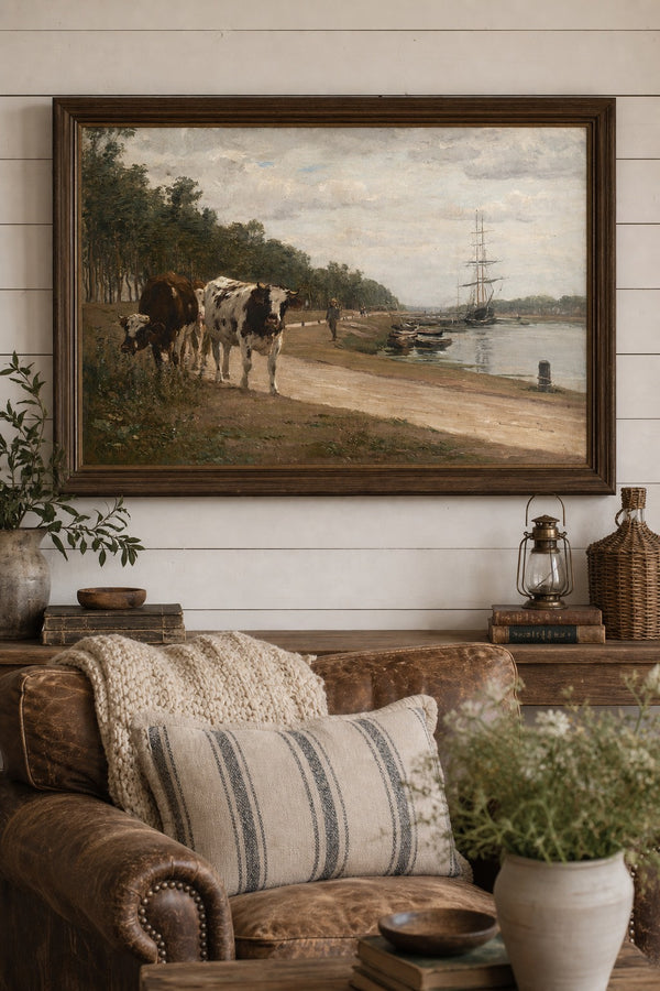River Road art print on white background