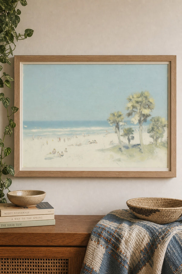 Shore Day art print on white background