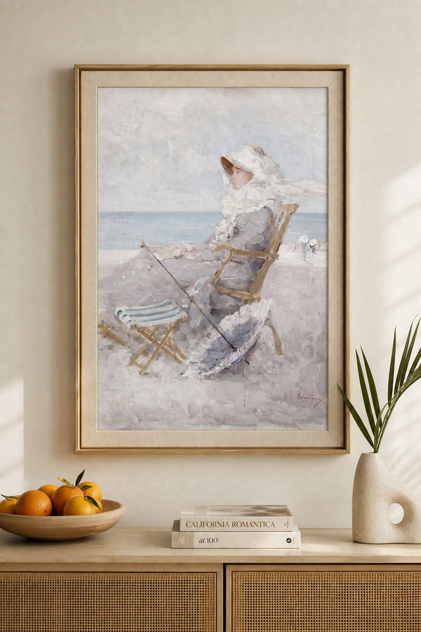 Shore Repose art print on white background