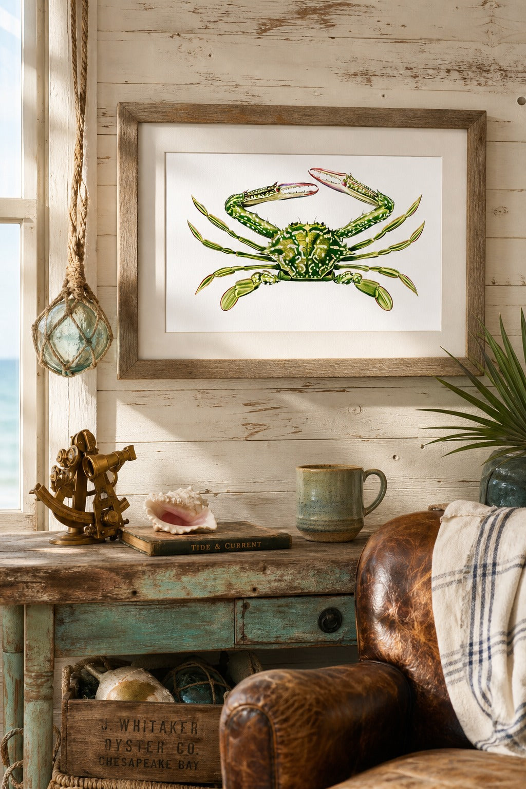 Shore Specimen art print, close-up detail view