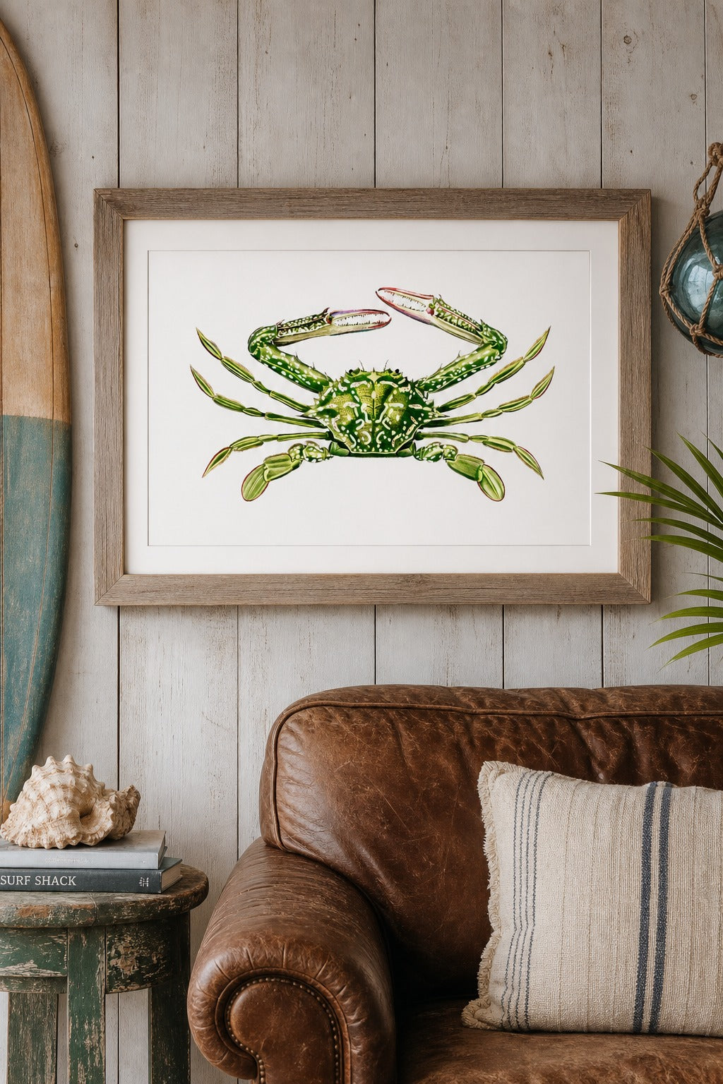 Shore Specimen art print on white background