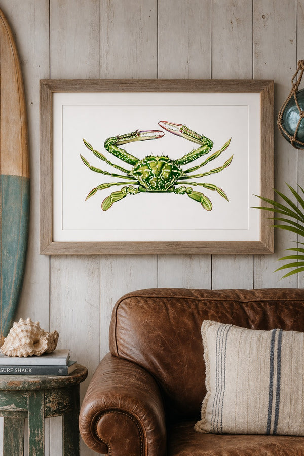 Shore Specimen art print on white background
