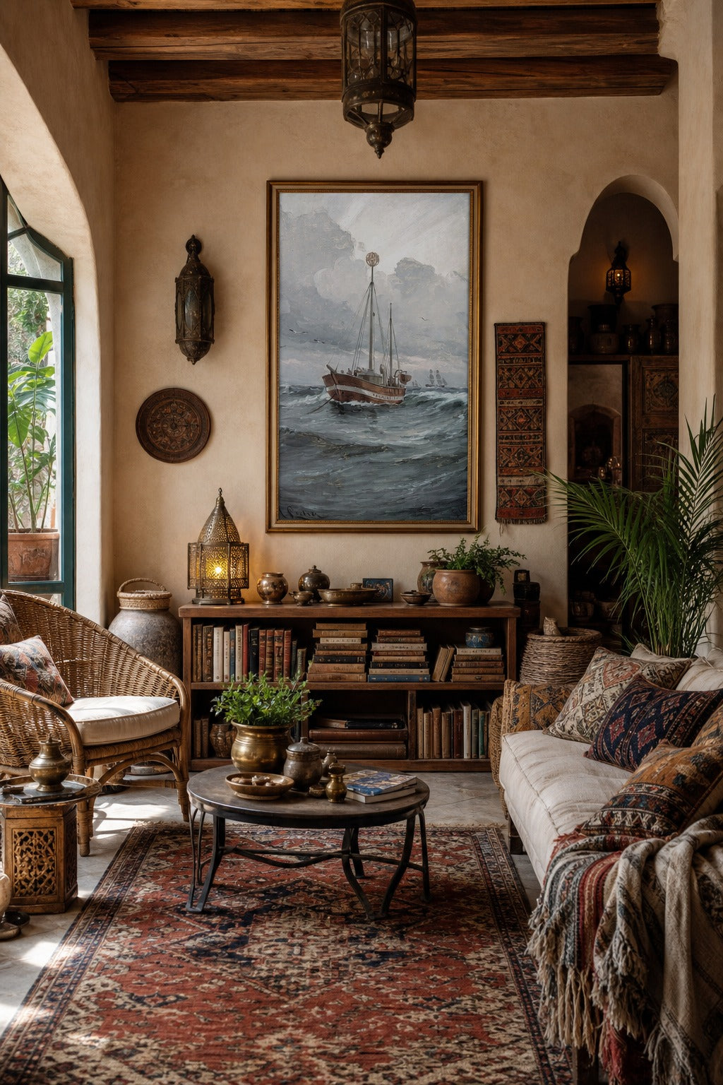 Skagens Min art print displayed in a modern interior