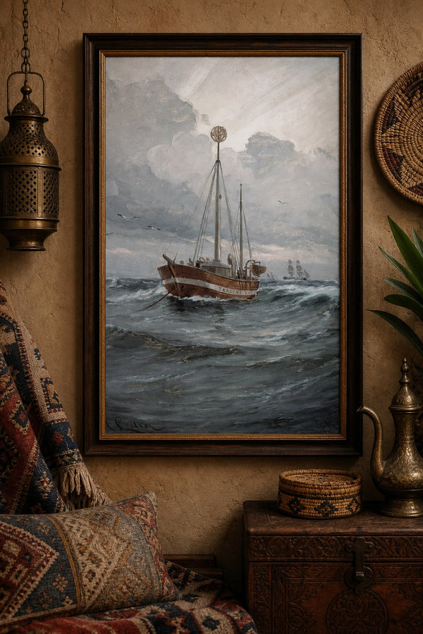 Skagens Min art print on white background