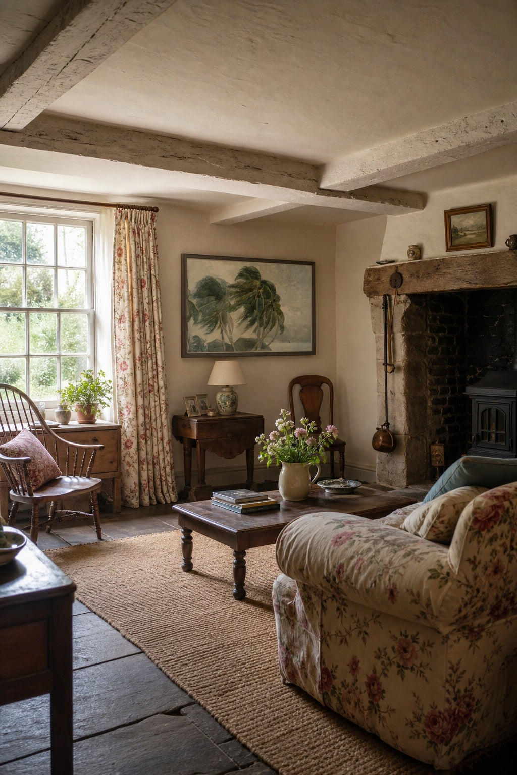 Squall art print displayed in a modern interior