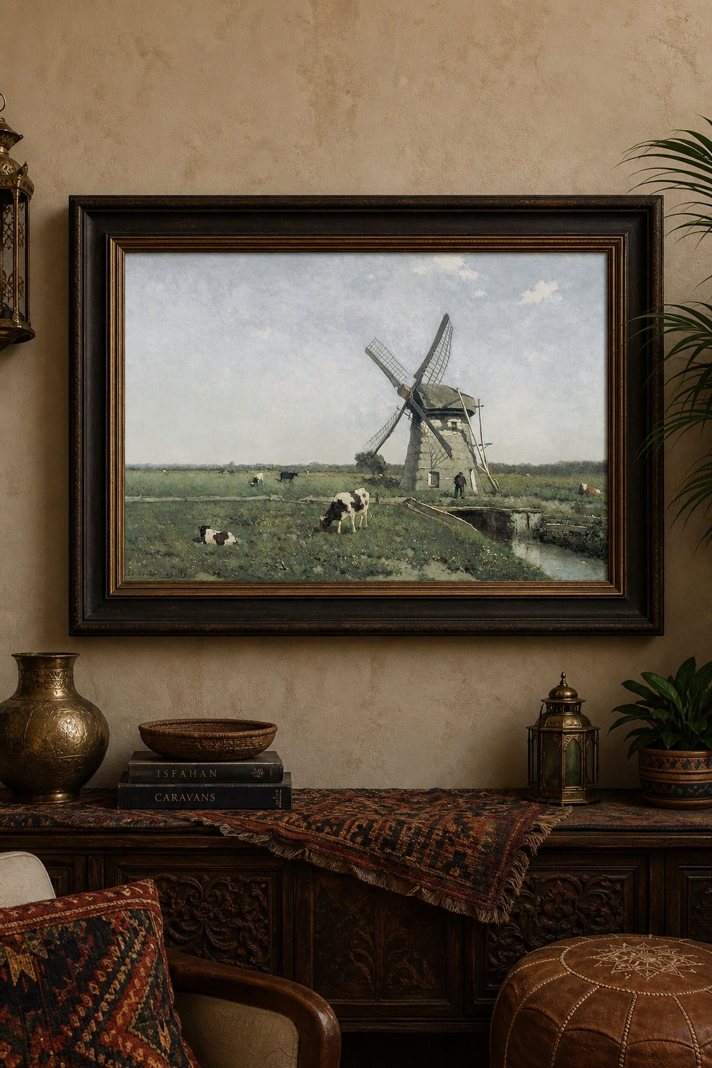 Still Mill art print on white background