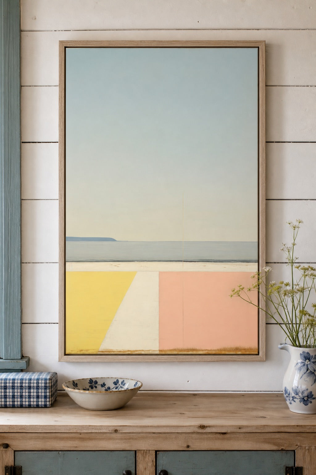 Still Shore art print on white background
