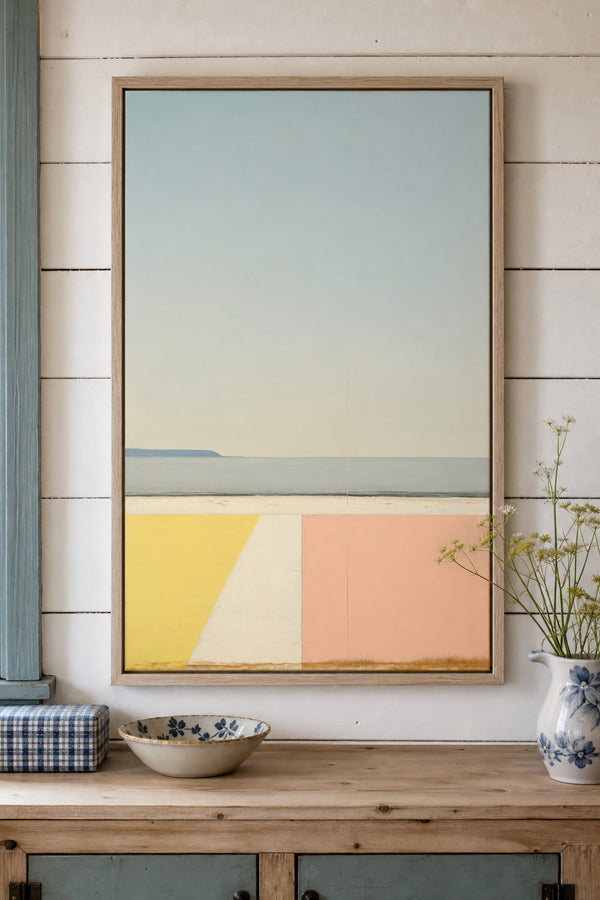 Still Shore art print on white background