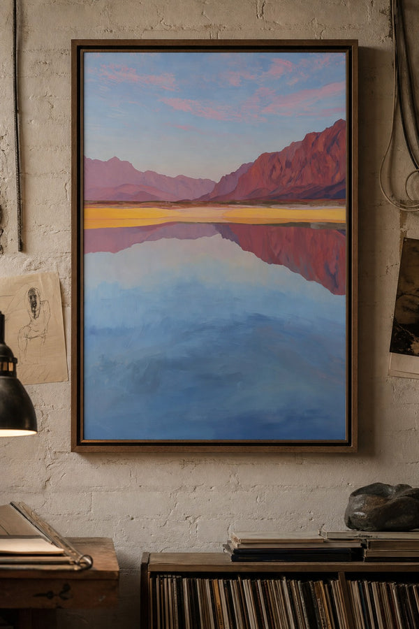 Still Water art print on white background