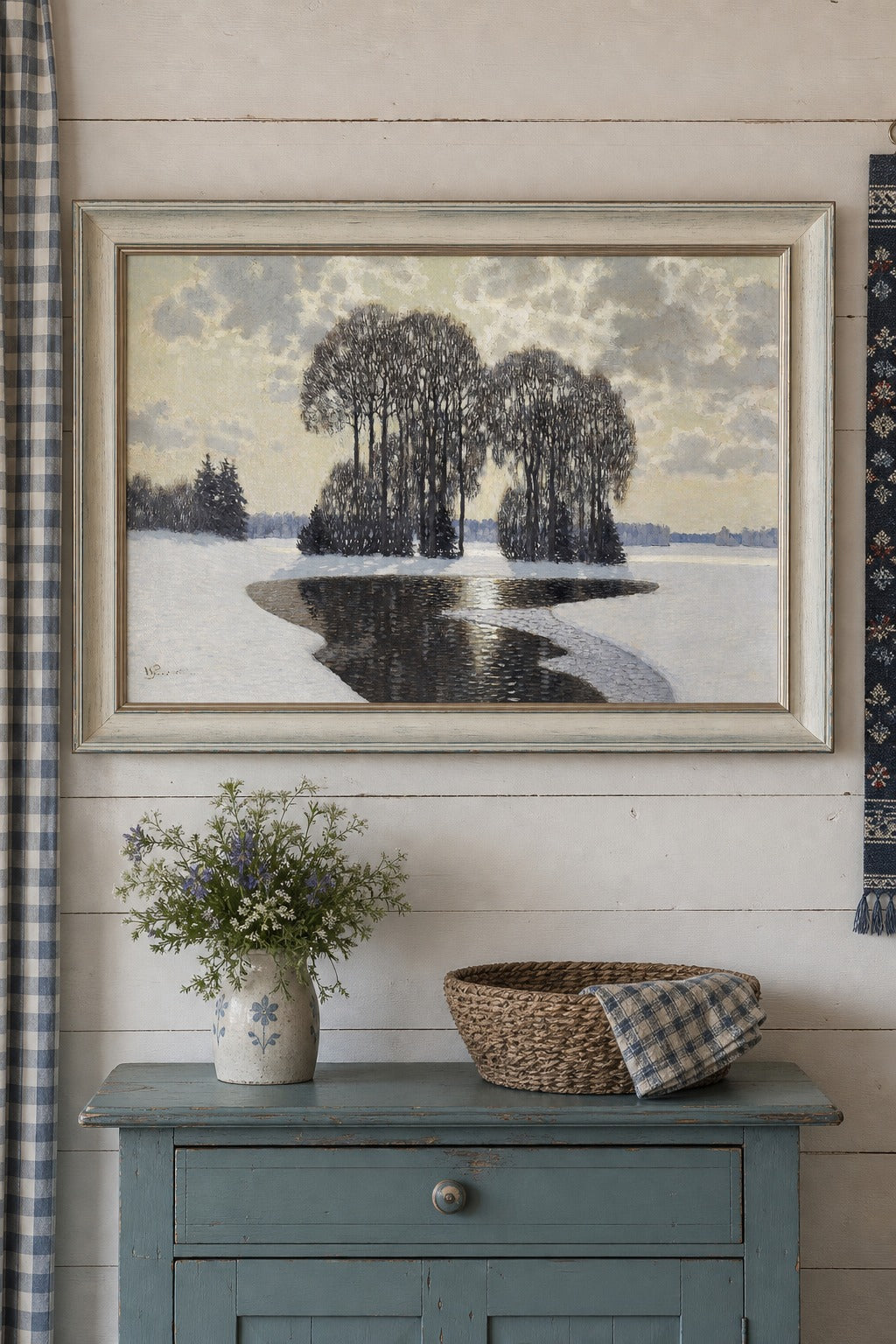 Still Water art print on white background