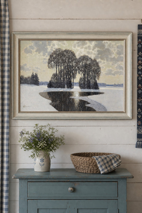 Still Water art print on white background